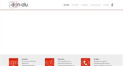 Desktop Screenshot of dan-alu.dk