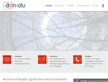 Tablet Screenshot of dan-alu.dk